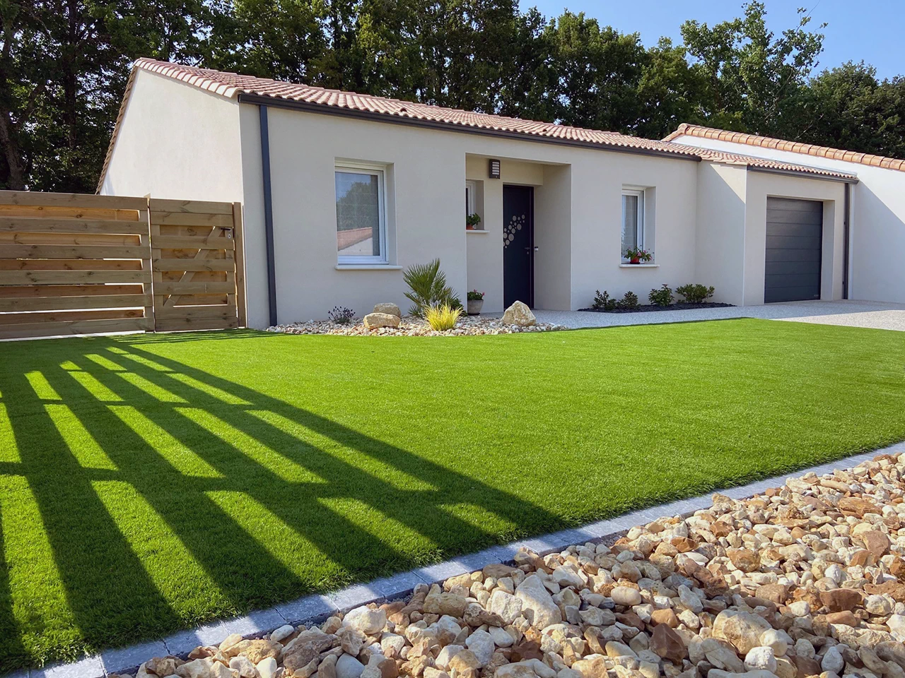 Réalisation de paysagiste à Mouilleron Le Captif, Seve Paysage